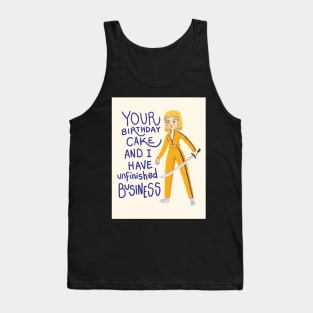 Tarantino Birthday Cards - Kill Bill 1 Tank Top